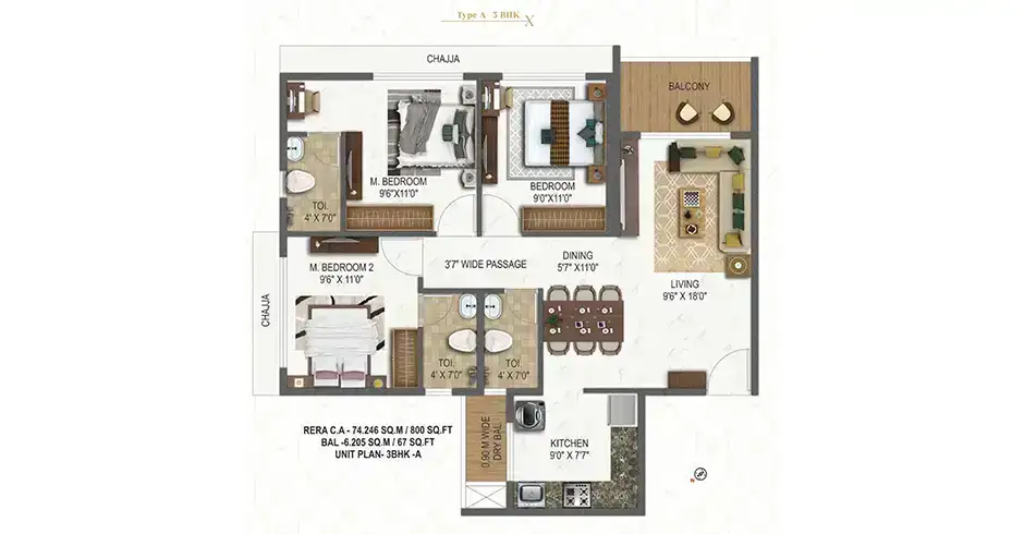 Sai Satyam Khadakpada Floor Plans