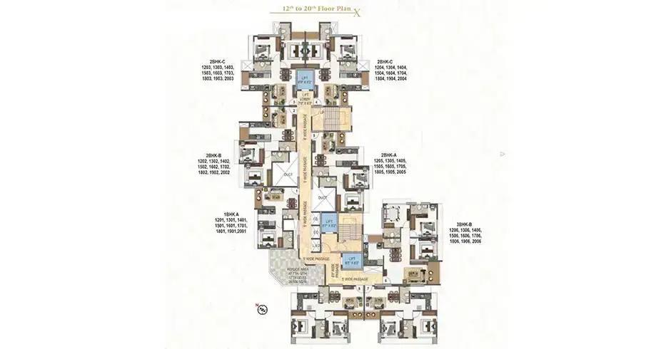 Sai Satyam Khadakpada Floor Plans